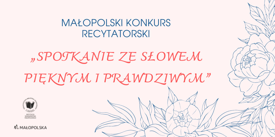 Małopolski Konkurs Recytatorski dla uczniów