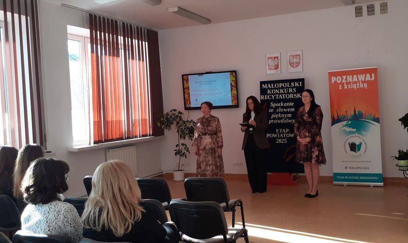 Małopolski Konkurs Recytatorski. Ogłoszenie wyników przez Jury Konkursu.